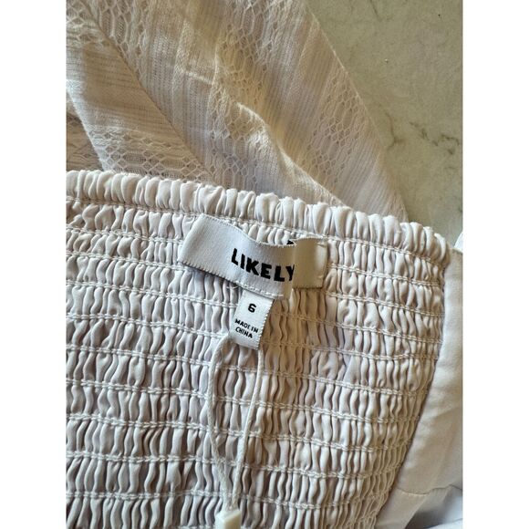 Likely Anthropologie Mina Mini Dress Size 6 – 100% Cotton Fit & Flare - Picture 8 of 8